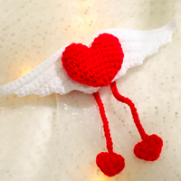 Cutie Little Angel Wing Collar Accessory