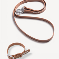 【EMPAWR】 City Walk Kit (Leash and Collar) - Toffee