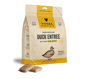 【VITAL ESSENTIALS VE】VC Cat Freeze-Dried Raw Mini Patties - Duck