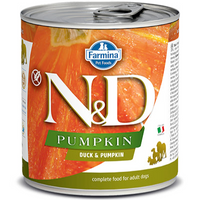 【FARMINA N&D - DOG】Rawcan Duck, Pumpkin - Adult Dog 10.5oz