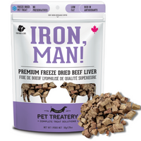 【Granville Pet Treatery】Dogs & Cats - Iron, Man! -Premium Freeze Dried Beef Liver 1.76oz / 50g