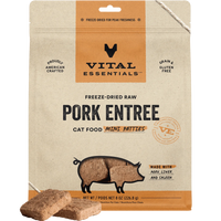 【VITAL ESSENTIALS VE】VC Cat Freeze-Dried Raw Mini Patties - Pork