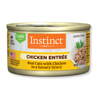 【INSTINCT】Canned Cat Food - Flaked Chicken Entree - 3oz