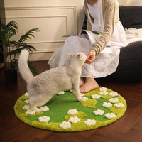 Flower Meadow Sisal Scratching Rug