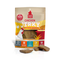 【Plato Pet Treats】Dog Treats - Chicken Jerky with Bone Broth 7 oz & 16 oz