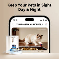 【PETKIT】YumShare Dual-hopper with Camera Smart Pet Feeder 2-UK