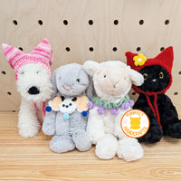 【Purrfect Handcrafts】Pixie Sprout Hat - Bright Colorful Gradient