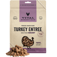 【VITAL ESSENTIALS VE】Dog - Freeze-Dried Raw - Turkey Dinner Mini Nibs - 14 oz