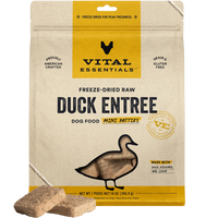 【VITAL ESSENTIALS VE】Dog - Freeze-Dried Raw - Duck Dinner Mini Patties - 14 oz