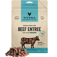【VITAL ESSENTIALS VE】Dog - Freeze-Dried Raw - Beef Dinner Mini Nibs - 14 oz