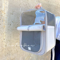 【PETSEEK】Mate Pet Backpack Carrier - Grey