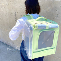 【Clearance - PETSEEK】Classic Pet Backpack Carrier - Green