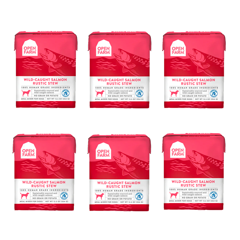 【Open Farm】- 狗狗餐盒 野生三文鱼炖肉 盎司