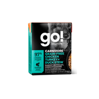 【Go! Solutions】Carnivore Grain Free Pâté for Dogs - Chicken Turkey Duck Stew 12.5oz