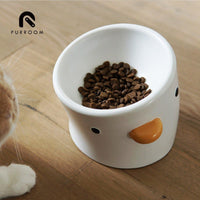 Purroom Little Chick Ceramic Bowl - Pet Supplies - PawPawDear