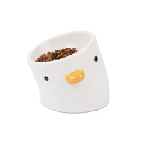 Purroom Little Chick Ceramic Bowl - Pet Supplies - PawPawDear