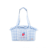 夏日野餐风格纹宠物包