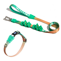 【MAOGOUBLUE】Self-unwinding Dog Leash Set - Mint