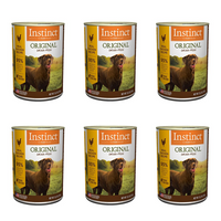 【INSTINCT - DOG】Canned Dog Food - Original Real Chicken Recipe 6 x 13.2oz