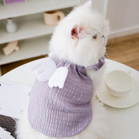 【Clearance】Angel Wings Seersucker Dress