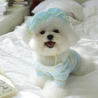 可爱泡泡睡衣配眼罩