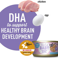 【TIKI CAT】Baby Chicken & Egg Recipe Canned Kitten Food 2.4 oz