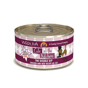 【WERUVA】Cat Can - The Double Dip - Chicken and Beef 3.2 oz
