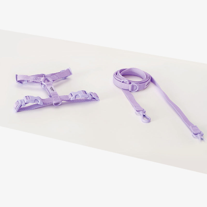 【MAOGOUBLUE】Cat Harness and Leash Set - Taro Purple