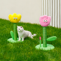 Pink Funny Face Tulip Scratchboard