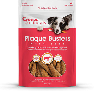 【Crumps' Naturals】Plaque Busters Chewing Dog Treat - Beef