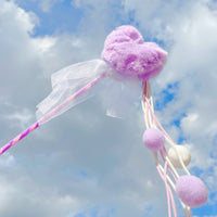 【PAWWAII】毛茸茸爱心球球逗猫棒