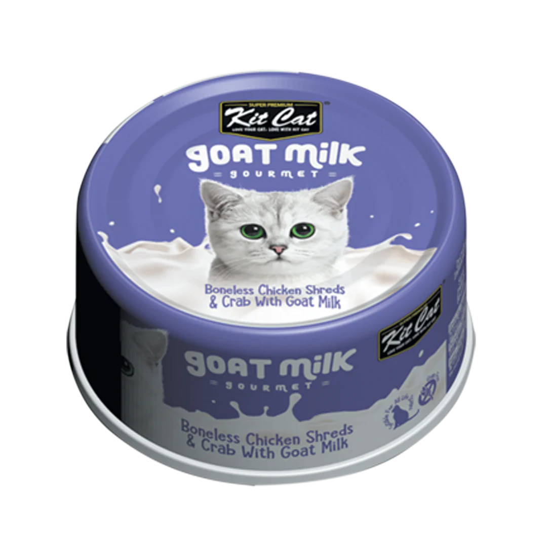 【Kit Cat】Goat Milk Gourmet Chicken & Crab 70g