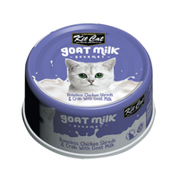 【Kit Cat】Goat Milk Gourmet Chicken & Crab 70g