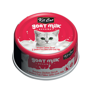 【Kit Cat】Goat Milk Gourmet Chicken & Smoked Fish 70g