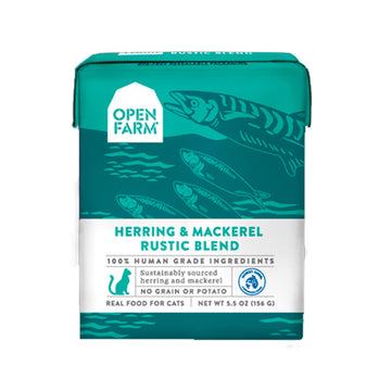 【Open Farm】Cat Wet Food-Homestead Herring & Mackerel Rustic Blend 5.5 Oz