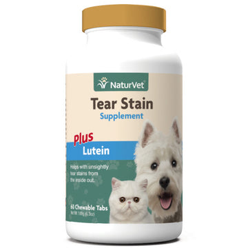 【NATURVET】Tear Stain Supplement 60 Chewable Tabs 60ct