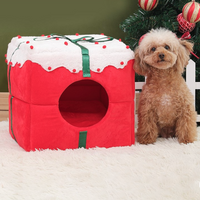 Christmas Gift Box Pet Bed