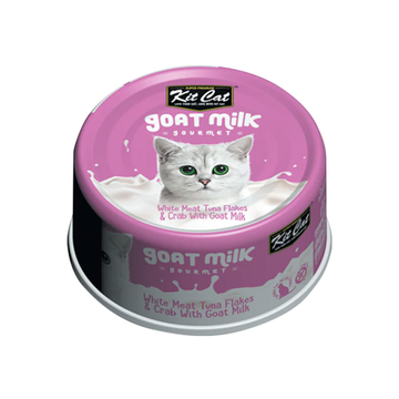 【Kit Cat】Goat Milk Gourmet Tuna & Crab 70g