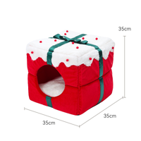 Christmas Gift Box Pet Bed