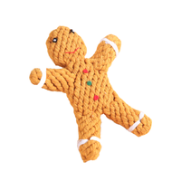 圣诞风编制耐咬狗狗玩具