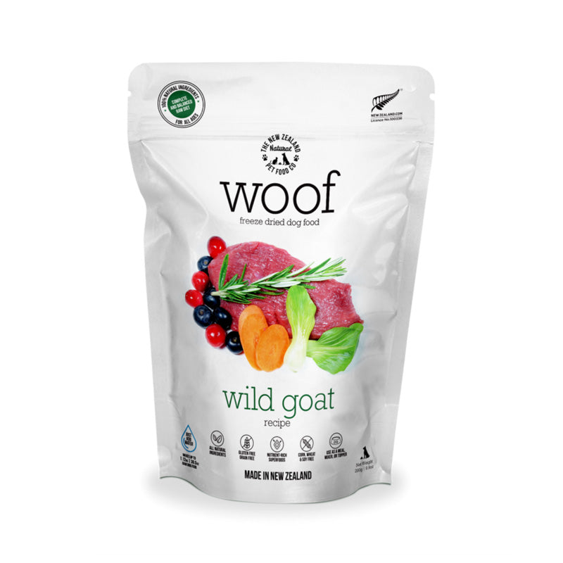 New Zealand Pet Food Co.【Woof】Freeze-Dried Dog Food - Wild Goat