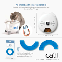 【Clearance - Catit】PIXI Smart 6-meal Feeder