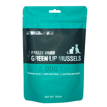 【FDA】Freeze Dry Australia Freeze Dried Whole Green Lip Mussels 70g