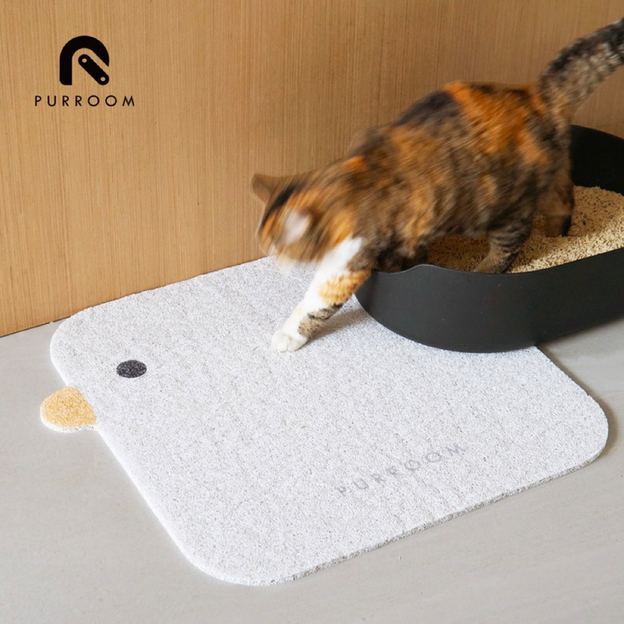 【Clearance - PURROOM】Little Chick Cat Litter Box Mat