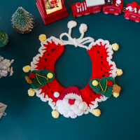 手工编织圣诞围脖-圣诞老人款