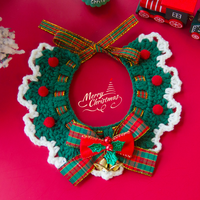 Christmas Green Bow-knot Collar