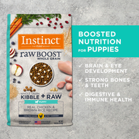 【INSTINCT - PUPPY DOG】Raw Boost Whole Grain Real Chicken Brown Rice - 3.5lb
