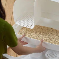 Makesure Cat Litter Box - MOSS GREEN - Pet Supplies - PawPawDear