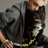 【MAOGOUBLUE】Self-unwinding Dog Leash Set - Lemon