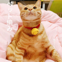 Doraemon Adjustable Wool Bell Collar